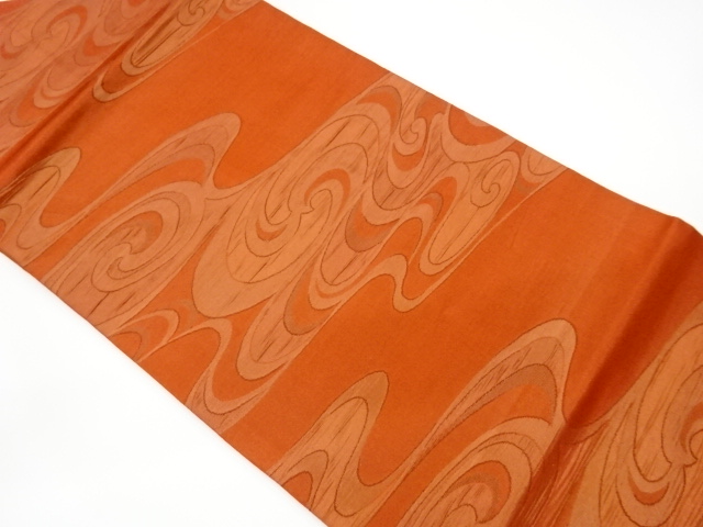 JAPANESE KIMONO / VINTAGE NAGOYA OBI / WOVEN STREAM